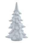 White Snowy Resin Fir Tree Decoration