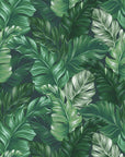 Lobate Tropical Leaf Wallpaper