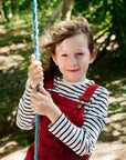 Robin Red Chunky Cord Dungarees