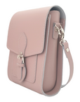 Handmade Leather Festival Phone Bag - Rose Quartz