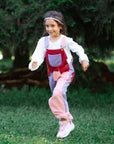 Rosebed Patchwork Chunky Cord Dungarees