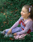 Rosebed Patchwork Chunky Cord Dungarees