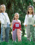 Rosebed Patchwork Chunky Cord Dungarees