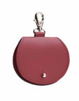 Mini saddle bag coin purse charm - Oxblood