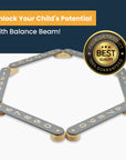 Wooden Balance Beam - 4 Elements