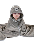Soft Baby Bath Towel - Square Polyester/Cotton for Newborns 0-12 Months - Model FW01 by Baby Lamby at brixbailey.com