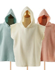 Soft & Absorbent Hooded Baby Bath Towels - 100% Waffle Cotton for 0-36mo by Baby Lamby at brixbailey.com