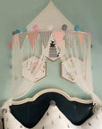 Premium Baby Nursery Mosquito Net Teepee Tent, 110cm x 180cm, Stylish and Protective by Baby Lamby at brixbailey.com