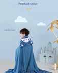 FW01 Square Baby Bath Towel - Soft Polyester/Cotton Blend for Newborns 0-12 Months by Baby Lamby at brixbailey.com