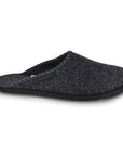 Black Felt Slippers by Oma King – Sustainable & Stylish Comfort by Omaking at brixbailey.com