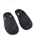 Natural felt slippers Pelsi - Dark grey