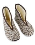 Lambswool slippers Trolla - Beige