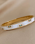 Enamel & Gold All-Seeing Eye Bracelet