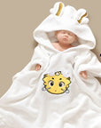 Kids Hooded Bath Towel - Soft, Quick-Dry Polyester for Swimming & Beach - 60x120cm by Baby Lamby at brixbailey.com
