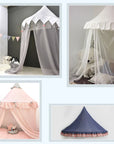 Premium Baby Nursery Mosquito Net Teepee Tent, 110cm x 180cm, Stylish and Protective by Baby Lamby at brixbailey.com