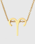 Zodiac Sign Splendour Necklace - Gold/Silver