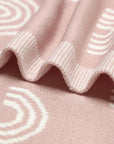 Cute Multi-use Knitted Swaddle Blanket - Soft Polyester Receiving Blanket 90x70cm by Baby Lamby at brixbailey.com