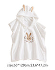Kids Hooded Bath Towel - Quick Dry, Soft & Lightweight for Swimming & Beach - 60x120cm by Baby Lamby at brixbailey.com