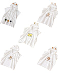 Kids Hooded Bath Towel - Quick Dry, Soft & Lightweight for Swimming & Beach - 60x120cm Polyester by Baby Lamby at brixbailey.com