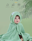 Square Baby Bath Towel - Soft Polyester/Cotton Blend for Newborns 0-12 Months | Model FW01 by Baby Lamby at brixbailey.com