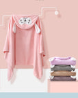 Soft Square Baby Bath Towel - Polyester/Cotton Blend for 0-12 Months - Model FW01 by Baby Lamby at brixbailey.com