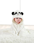 Soft Baby Bath Towel - Square Polyester/Cotton for Newborns 0-12 Months - Model FW01 by Baby Lamby at brixbailey.com