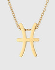 Zodiac Sign Splendour Necklace - Gold/Silver