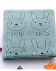 Cute Soft Animal Print Baby Towel - 100cm, 80% Cotton & 20% Polyester - Bathing, Feeding & Burp Cloth by Baby Lamby at brixbailey.com
