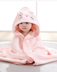 Soft Baby Bath Towel - Square Polyester/Cotton for 0-12 Months - Model FW01 by Baby Lamby at brixbailey.com