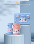 Soft Square Baby Bath Towel - Polyester/Cotton Blend for Newborns 0-12 Months - Model FW01 by Baby Lamby at brixbailey.com