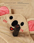 Square Baby Bath Towel - Soft Polyester Cotton Blend for Newborns 0-12 Months | Model FW01 by Baby Lamby at brixbailey.com