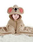 Soft Baby Bath Towel - Square Polyester/Cotton for Newborns 0-12 Months - Model FW01 by Baby Lamby at brixbailey.com