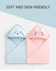 Soft Baby Bath Towel - Square Polyester/Cotton for 0-12 Months - Model FW01 by Baby Lamby at brixbailey.com