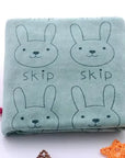 Cute Soft Animal Print Baby Towel - 100cm, 80% Cotton & 20% Polyester - Bathing, Feeding & Burp Cloth by Baby Lamby at brixbailey.com