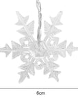 Christmas Snowflake LED String Curtain Lights