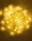 Christmas Snowflake LED String Curtain Lights