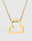 Zodiac Sign Splendour Necklace - Gold/Silver