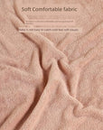 Square Baby Bath Towel - Soft Polyester/Cotton Blend for 0-12 Months - Model FW01 by Baby Lamby at brixbailey.com