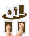DIY Kit for Souvenir Feet/Handprints on white background Multivariant-8