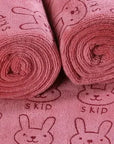 Cute Soft Animal Print Baby Towel - 100cm, 80% Cotton & 20% Polyester, Washable for Bathing & Feeding by Baby Lamby at brixbailey.com