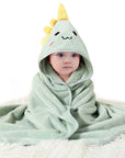 Soft Baby Bath Towel - Square Polyester/Cotton for 0-12 Months - Model FW01 by Baby Lamby at brixbailey.com