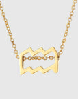 Zodiac Sign Splendour Necklace - Gold/Silver