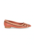 Begonia Caramel Leather Ballerinas – Pointed Toe Flats