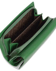 SADDLER PAULA Handmade Leather Trifold Purse – RFID Protected | 8 Card Slots, ID Window & Rear Zip Pocket | Gift Boxed