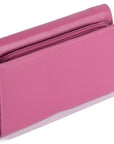 SADDLER PAULA Handmade Leather Trifold Purse – RFID Protected | 8 Card Slots, ID Window & Rear Zip Pocket | Gift Boxed