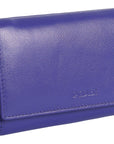 SADDLER PAULA Handmade Leather Trifold Purse – RFID Protected | 8 Card Slots, ID Window & Rear Zip Pocket | Gift Boxed