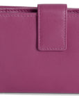 SADDLER GEORGIE Leather Double-Sided Purse - 13 Card Slots, Generous Space for Notes and Coins - RFID Protected
