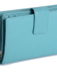 SADDLER GEORGIE Leather Double-Sided Purse - 13 Card Slots, Generous Space for Notes and Coins - RFID Protected