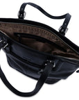 Sienna Zip Top Tote Shopper Bag for Women - Handmade by Saddler
