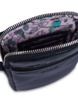 SADDLER "Margot" Real Leather Crossbody Zip Top RFID Phone Pouch - Gift Boxed